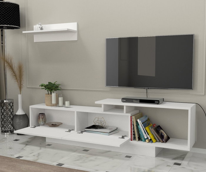 Hanah Home Mueble de TV Asos Blanco